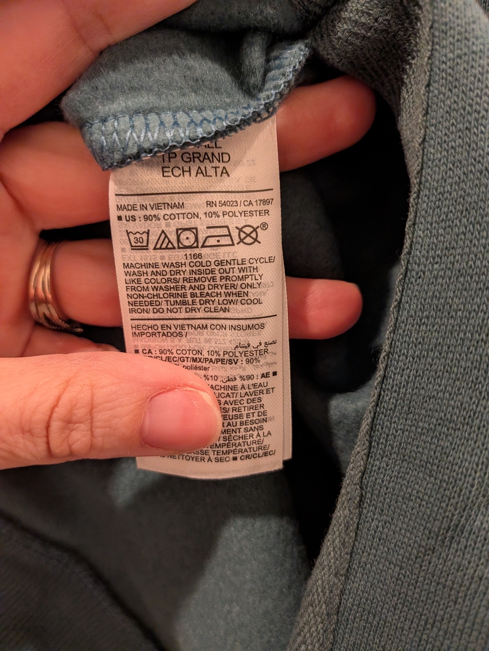Old Navy Teal Green Crewneck Pullover - Picture 7 of 7